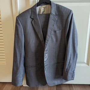 Two-piece, Light Gray Custom Suit